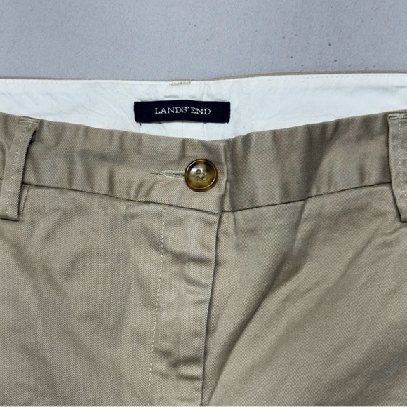Lands' End Women’s Beige Casual Mid Rise Pants Size 16 - Picture 3 of 6